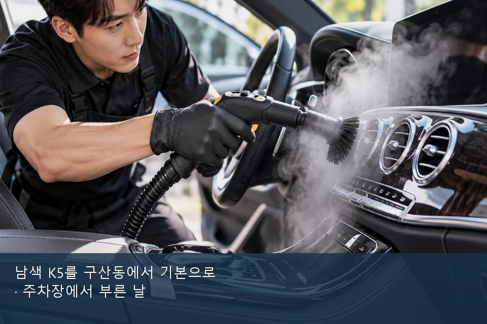 남색 K5를 구산동에서 기본으로 · 주차장에서 부른 날