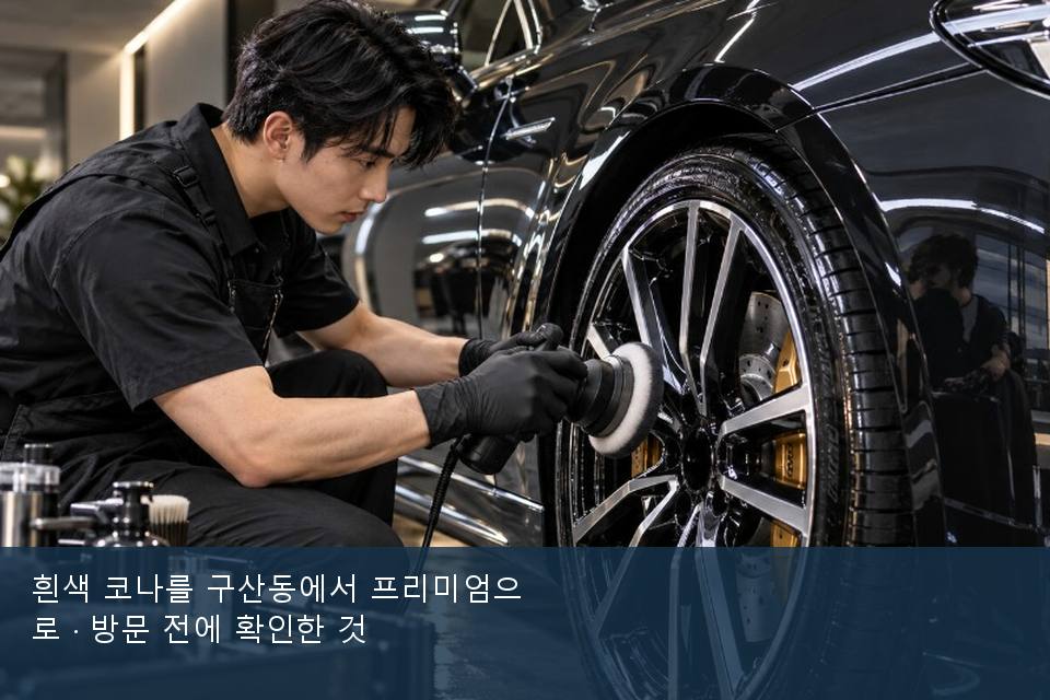흰색 코나를 구산동에서 프리미엄으로 · 방문 전에 확인한 것